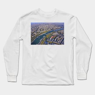 View from the top of the Eiffel Tower Long Sleeve T-Shirt